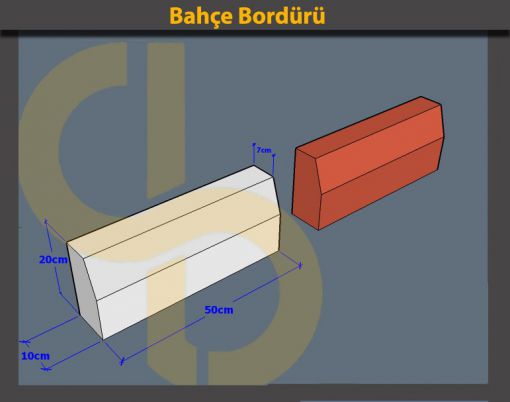  bahçe bordür uygulama